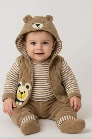 Conjunto Osito Algodón