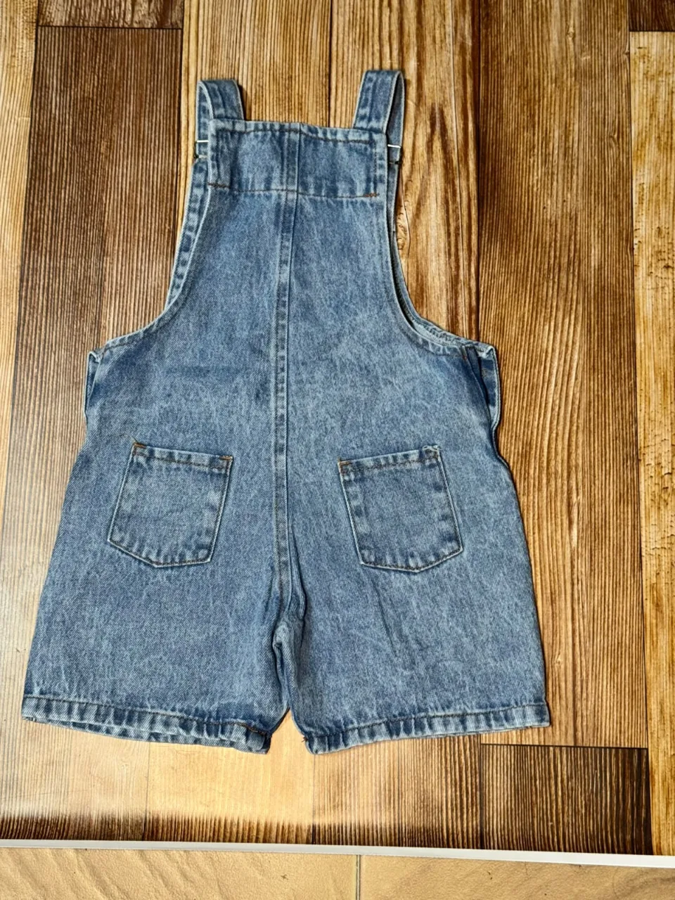 Jardinero baggy corto Celeste — foto 3
