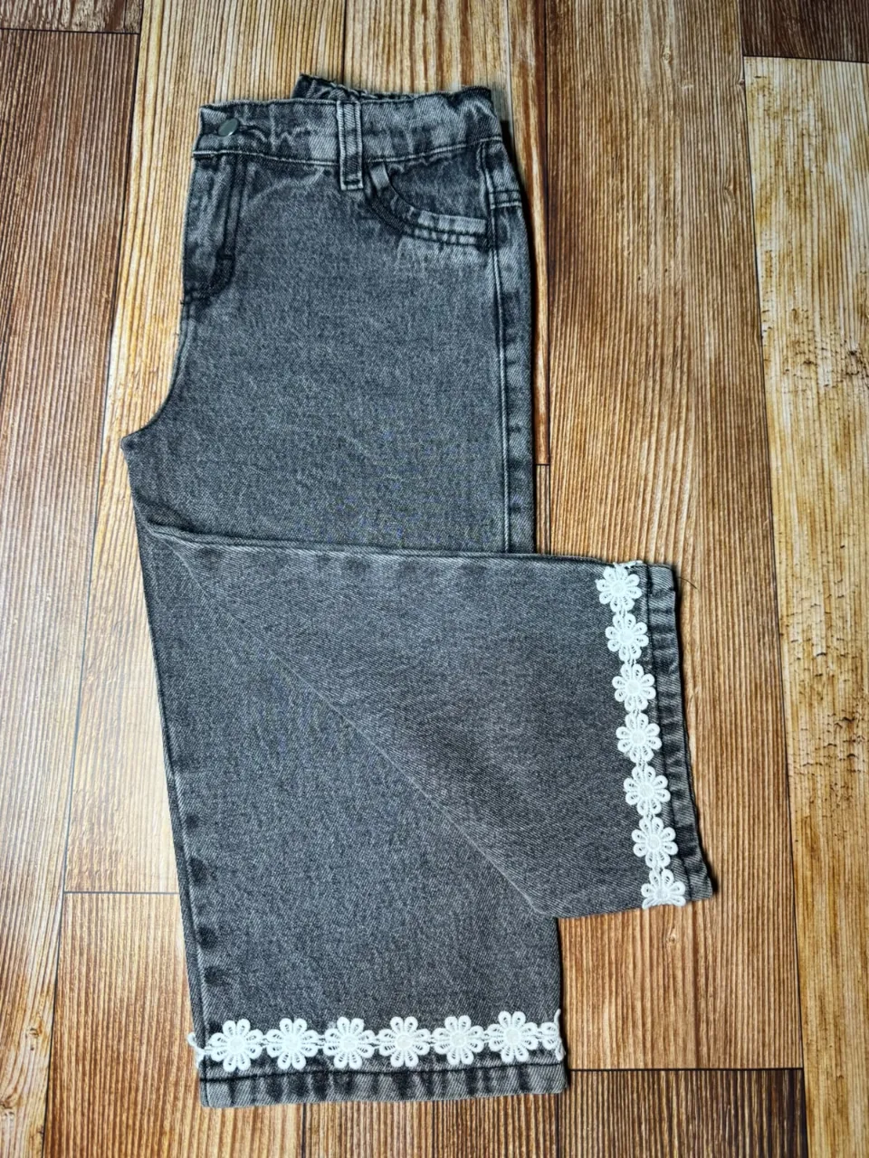 Jean Wide leg Gris — foto 1