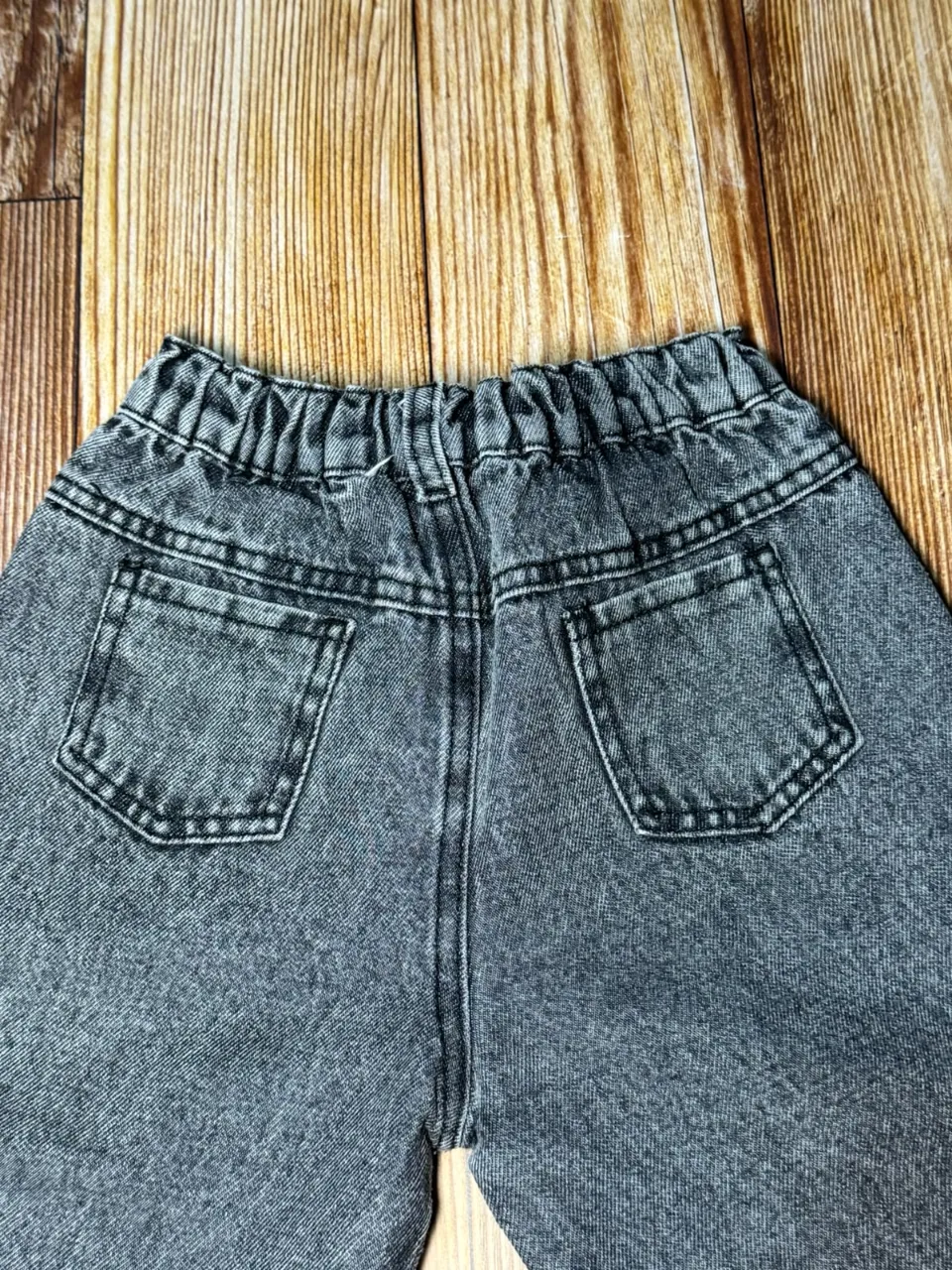 Jean Wide leg Gris — foto 5