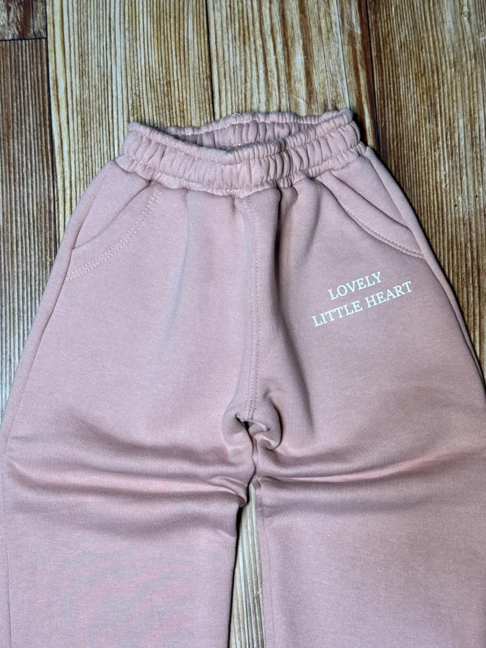 Jogging Baggy Frizado Rosa bebé — foto 3