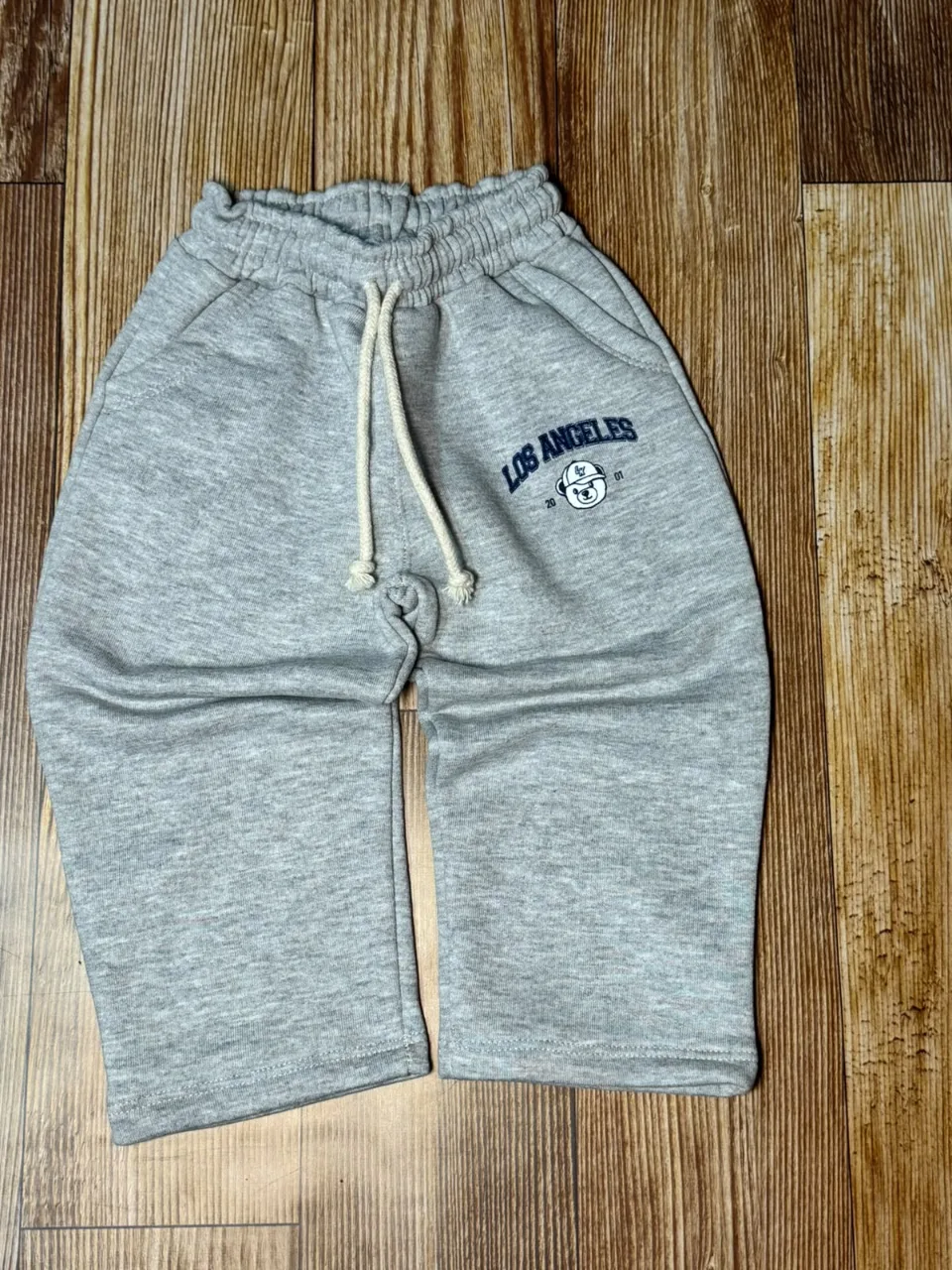 Jogging Baggy Frizado Gris Melange — foto 4