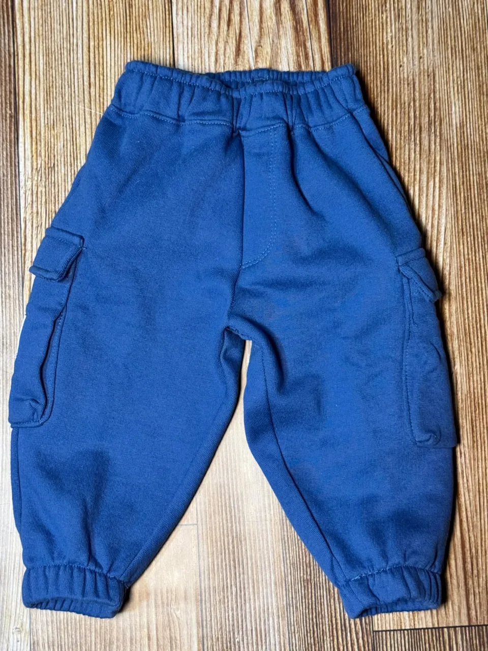 Jogging Cargo Frizado Azul — foto 2
