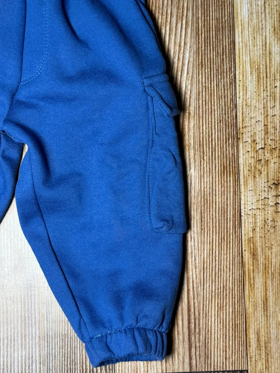 Jogging Cargo Frizado Azul — foto 3