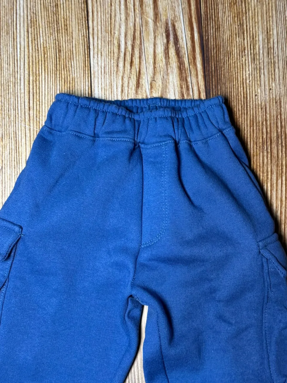 Jogging Cargo Frizado Azul — foto 4